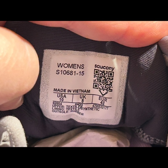 Saucony Omni 20 Running Shoes Sneakers Alloy/Quartz Womans Size 10 - Picture 13 of 15